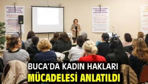 Buca'da kadın hakları mücadelesi anlatıldı