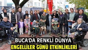 Buca'da renkli Dünya Engelliler Günü etkinlikleri