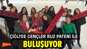 Çiğli'de Gençler Buz Pateni ile Buluşuyor