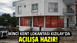 İkinci Kent Lokantası Kızılay'da açılışa hazır!