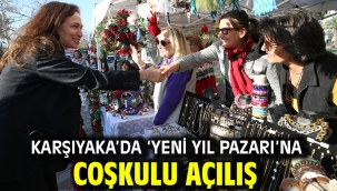 Karşıyaka'da 'Yeni Yıl Pazarı'na coşkulu açılış