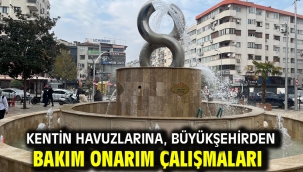 Kentin Havuzlarına, Büyükşehirden Bakım Onarım Çalışmaları