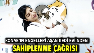 Konak'ın engelleri aşan Kedi Evi'nden sahiplenme çağrısı