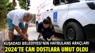 Kuşadası Belediyesi'nin Haybulans Araçları 2024'te Can Dostlara Umut Oldu