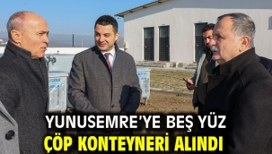 Yunusemre'ye Beş Yüz Çöp Konteyneri Alındı