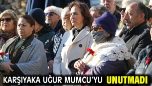 Karşıyaka Uğur Mumcu'yu unutmadı