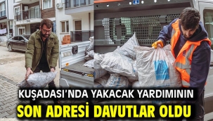 Kuşadası'nda Yakacak Yardımının Son Adresi Davutlar Oldu