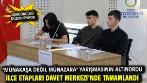 "Münakaşa Değil Münazara" Yarışmasının Altınordu İlçe Etapları Davet Merkezi'nde Tamamlandı