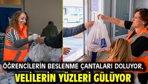 Öğrencilerin Beslenme Çantaları Doluyor, Velilerin Yüzleri Gülüyor