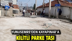 Yunusemre'den Kayapınar'a Kilitli Parke Taşı