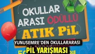 Yunusemre'den Okullararası Pil Yarışması