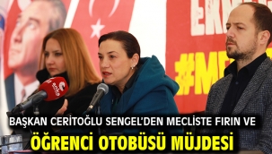 Başkan Ceritoğlu Sengel'den mecliste fırın ve öğrenci otobüsü müjdesi