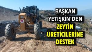 Başkan Yetişkin'den Zeytin Üreticilerine Destek