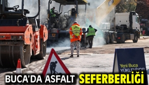 Buca'da asfalt seferberliği