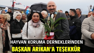 Hayvan Koruma Derneklerinden Başkan Arıkan'a Teşekkür