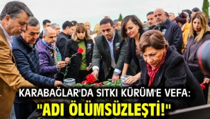 Karabağlar'da Sıtkı Kürüm'e Vefa: "Adı Ölümsüzleşti!"