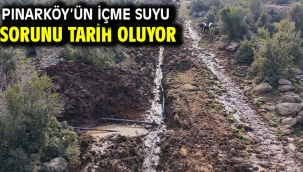 Pınarköy'ün içme suyu sorunu tarih oluyor