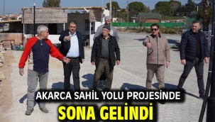 Akarca Sahil Yolu projesinde sona gelindi