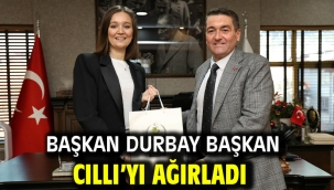 Başkan Durbay Başkan Cıllı'yı Ağırladı