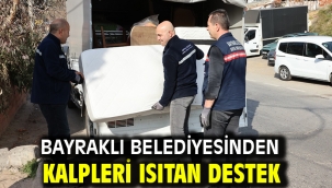 Bayraklı Belediyesinden kalpleri ısıtan destek