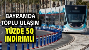 Bayramda toplu ulaşım yüzde 50 indirimli