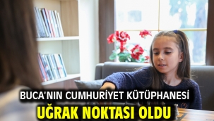 Buca'nın Cumhuriyet Kütüphanesi uğrak noktası oldu