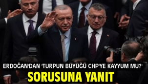 Erdoğan'dan 'Turpun büyüğü CHP'ye kayyum mu?' sorusuna yanıt