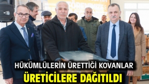 Hükümlülerin Ürettiği Kovanlar Üreticilere Dağıtıldı