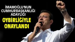 İmamoğlu'nun Cumhurbaşkanlığı adaylığı oybirliğiyle onaylandı