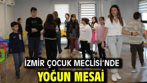İzmir Çocuk Meclisi'nde yoğun mesai