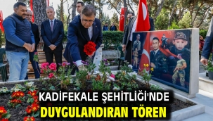 Kadifekale Şehitliği'nde duygulandıran tören