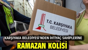 Karşıyaka Belediyesi'nden ihtiyaç sahiplerine Ramazan kolisi