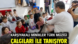 Karşıyakalı minikler Türk müziği çalgıları ile tanışıyor