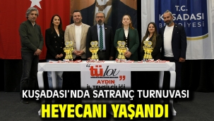 Kuşadası'nda Satranç Turnuvası Heyecanı Yaşandı