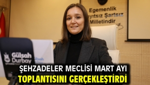 Şehzadeler Meclisi Mart Ayı Toplantısını Gerçekleştirdi