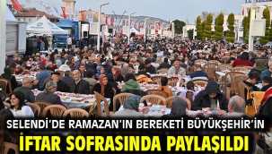 Selendi'de Ramazan'ın bereketi Büyükşehir'in iftar sofrasında paylaşıldı