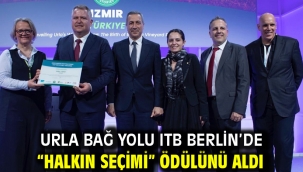 Urla Bağ Yolu ITB Berlin'de "Halkın Seçimi" ödülünü aldı