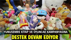 Yunusemre Kitap Ve Oyuncak Kampanyasına Destek Devam Ediyor
