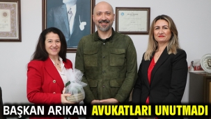 Başkan Arıkan Avukatları Unutmadı