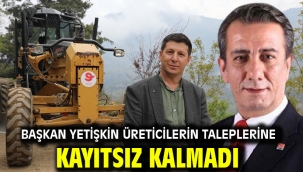 Başkan Yetişkin Üreticilerin Taleplerine Kayıtsız Kalmadı