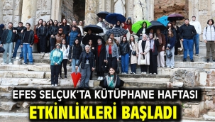 Efes Selçuk'ta kütüphane haftası etkinlikleri başladı