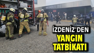 İZDENİZ'den yangın tatbikatı