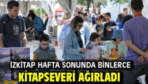 İZKİTAP hafta sonunda binlerce kitapseveri ağırladı