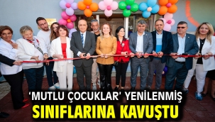 'Mutlu Çocuklar' yenilenmiş sınıflarına kavuştu