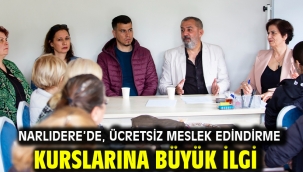 Narlıdere'de, Ücretsiz Meslek Edindirme Kurslarına Büyük İlgi