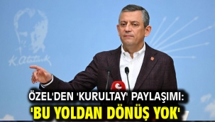 Özel'den 'kurultay' paylaşımı: 'Bu yoldan dönüş yok'