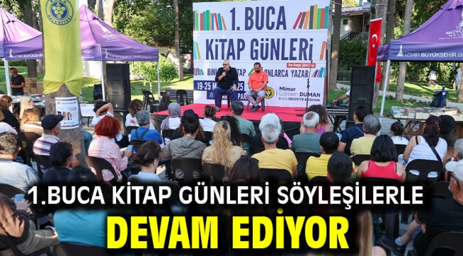 1.Buca Kitap Günleri söyleşilerle devam ediyor