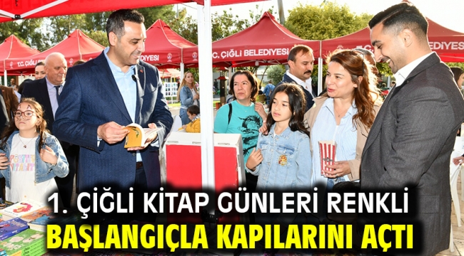 1. Çiğli Kitap Günleri Renkli Başlangıçla Kapılarını Açtı