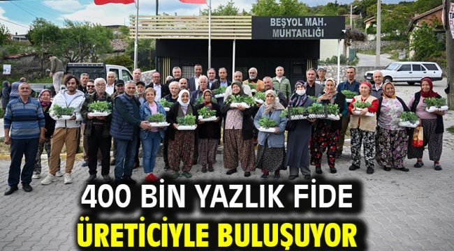 400 bin yazlık fide üreticiyle buluşuyor
