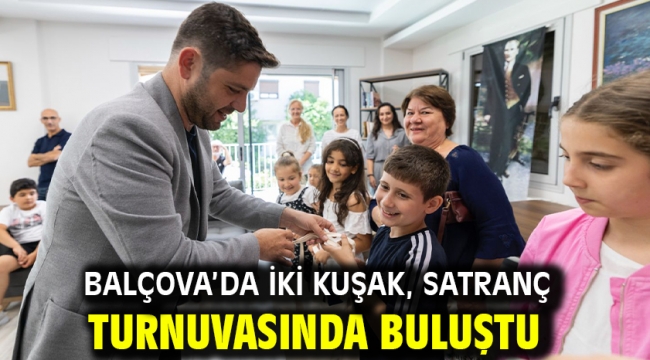 Balçova'da iki kuşak, satranç turnuvasında buluştu